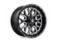 Fuel Wheels Titan Gloss Black Milled 6-Lug Wheel; 20x9; 20mm Offset (15-22 Colorado)