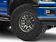 Fuel Wheels Ammo Matte Gunmetal with Black Bead Ring 6-Lug Wheel; 17x9; -12mm Offset (15-20 F-150)