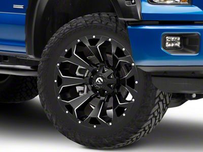 Fuel Wheels Assault Matte Black Milled 6-Lug Wheel; 22x12; -44mm Offset (15-20 F-150)