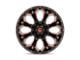 Fuel Wheels Assault Matte Black Red Milled 6-Lug Wheel; 20x12; -43mm Offset (15-20 F-150)