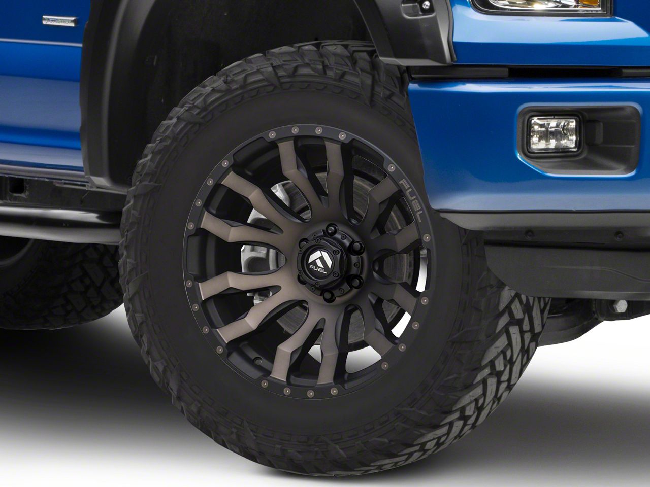 Fuel Wheels F-150 Blitz Matte Black with Double Dark Tint 6-Lug Wheel ...