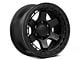 Fuel Wheels Block Beadlock Matte Black 6-Lug Wheel; 17x8.5; 0mm Offset (15-20 F-150)