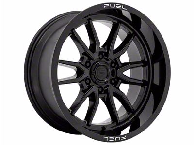 Fuel Wheels Clash Gloss Black 6-Lug Wheel; 17x9; 1mm Offset (15-20 F-150)