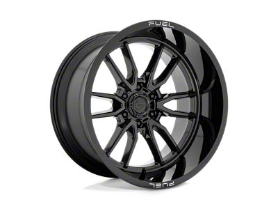 Fuel Wheels Clash Gloss Black 6-Lug Wheel; 22x12; -44mm Offset (15-20 F-150)