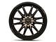Fuel Wheels Clash Matte Black with Double Dark Tint 6-Lug Wheel; 18x9; -12mm Offset (15-20 F-150)