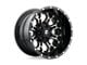 Fuel Wheels Crush Gloss Machined Double Dark Tint 6-Lug Wheel; 22x12; -44mm Offset (15-20 F-150)