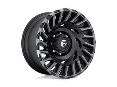 Fuel Wheels Cyclone Matte Machined Double Dark Tint 6-Lug Wheel; 18x9; -12mm Offset (15-20 F-150)