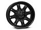 Fuel Wheels Darkstar Matte Black with Gloss Black Lip 6-Lug Wheel; 20x9; 1mm Offset (15-20 F-150)