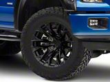 Fuel Wheels Flame Blackout 6-Lug Wheel; 20x9; 1mm Offset (15-20 F-150)