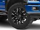 Fuel Wheels Flame Gloss Black Milled 6-Lug Wheel; 22x10; -18mm Offset (15-20 F-150)