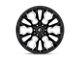 Fuel Wheels Flame Gloss Black Milled 6-Lug Wheel; 22x12; -44mm Offset (15-20 F-150)