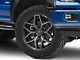 Fuel Wheels Flux Gloss Black Brushed with Gray Tint 6-Lug Wheel; 22x10; -18mm Offset (15-20 F-150)