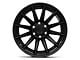 Fuel Wheels Fusion Forged Burn Matte Black with Gloss Black Lip 6-Lug Wheel; 22x12; -44mm Offset (15-20 F-150)