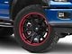 Fuel Wheels Fusion Forged Catalyst Matte Black with Candy Red Lip 6-Lug Wheel; 22x10; -18mm Offset (15-20 F-150)