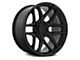 Fuel Wheels Fusion Forged Flux Blackout 6-Lug Wheel; 17x9; 1mm Offset (15-20 F-150)