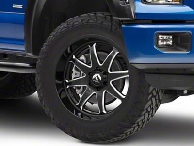 Fuel Wheels Hammer Gloss Black Milled 6-Lug Wheel; 22x10; -18mm Offset (15-20 F-150)