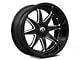 Fuel Wheels Hammer Gloss Black Milled 6-Lug Wheel; 22x10; -18mm Offset (15-20 F-150)