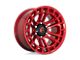 Fuel Wheels Heater Candy Red Machined 6-Lug Wheel; 18x9; 1mm Offset (15-20 F-150)