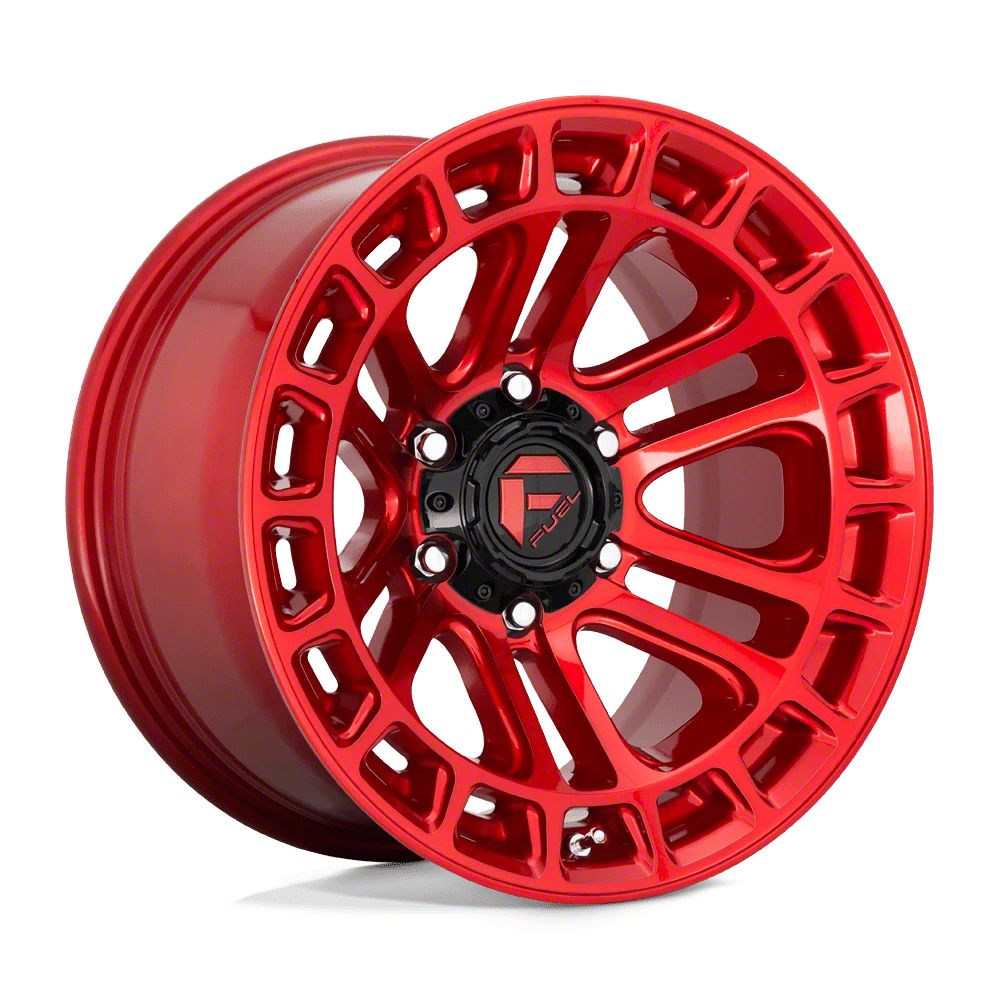 Fuel Wheels F-150 Heater Candy Red Machined 6-Lug Wheel; 17x9; -12mm ...