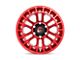 Fuel Wheels Heater Candy Red Machined 6-Lug Wheel; 17x9; -12mm Offset (15-20 F-150)