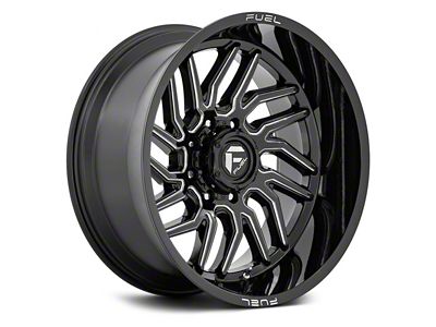 Fuel Wheels Hurricane Gloss Black Milled 6-Lug Wheel; 20x10; -18mm Offset (15-20 F-150)