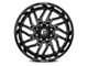 Fuel Wheels Hurricane Gloss Black Milled 6-Lug Wheel; 20x10; -18mm Offset (15-20 F-150)