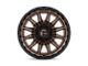 Fuel Wheels Piston Matte Bronze with Gloss Black Lip 6-Lug Wheel; 22x9.5; 20mm Offset (15-20 F-150)