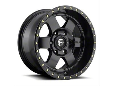 Fuel Wheels Podium Matte Black 6-Lug Wheel; 18x9; 1mm Offset (15-20 F-150)