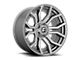 Fuel Wheels Rage Platinum Brushed Gunmetal Tinted Clear 6-Lug Wheel; 24x12; -44mm Offset (15-20 F-150)