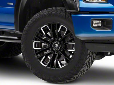 Fuel Wheels Rebar Gloss Black Milled 6-Lug Wheel; 20x9; 20mm Offset (15-20 F-150)