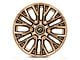 Fuel Wheels Rebar Platinum Bronze Milled 6-Lug Wheel; 22x12; -44mm Offset (15-20 F-150)