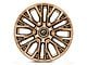 Fuel Wheels Rebar Platinum Bronze Milled 6-Lug Wheel; 17x9; -12mm Offset (15-20 F-150)