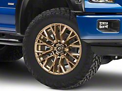 Fuel Wheels Rebar Platinum Bronze Milled 6-Lug Wheel; 20x9; 1mm Offset (15-20 F-150)