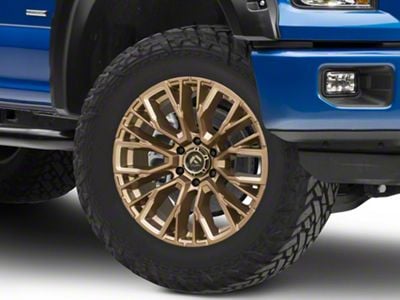 Fuel Wheels Rebar Platinum Bronze Milled 6-Lug Wheel; 20x9; 1mm Offset (15-20 F-150)