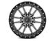 Fuel Wheels Rebel Matte Gunmetal with Black Bead Ring 6-Lug Wheel; 18x9; 20mm Offset (15-20 F-150)