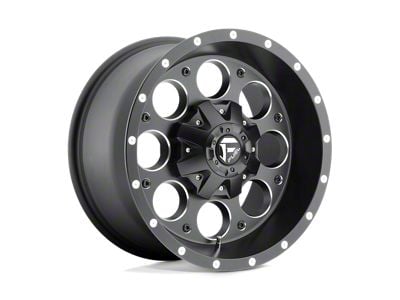 Fuel Wheels Revolver Matte Black Milled 6-Lug Wheel; 17x9; -12mm Offset (15-20 F-150)