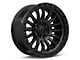 Fuel Wheels Rincon Matte Black with Gloss Black Lip 6-Lug Wheel; 18x9; 1mm Offset (15-20 F-150)