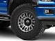 Fuel Wheels Rincon Matte Gunmetal with Matte Black Lip 6-Lug Wheel; 20x10; -18mm Offset (15-20 F-150)