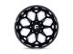 Fuel Wheels Scepter Gloss Black Milled 6-Lug Wheel; 22x12; -44mm Offset (15-20 F-150)