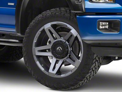 Fuel Wheels SFJ Matte Gunmetal 6-Lug Wheel; 22x14; -75mm Offset (15-20 F-150)