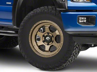 Fuel Wheels Shok Matte Bronze 6-Lug Wheel; 17x9; -12mm Offset (15-20 F-150)