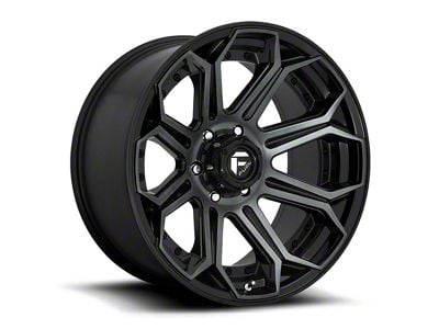 Fuel Wheels Siege Gloss Machined Double Dark Tint 6-Lug Wheel; 20x9; 1mm Offset (15-20 F-150)