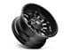 Fuel Wheels Sledge Matte Black Gloss Black Lip 6-Lug Wheel; 17x9; 2mm Offset (15-20 F-150)