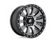 Fuel Wheels Tactic Matte Gunmetal with Black Bead Ring 6-Lug Wheel; 20x9; 20mm Offset (15-20 F-150)