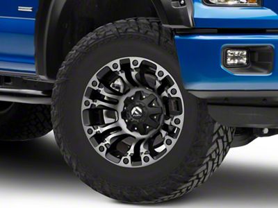 Fuel Wheels Vapor Matte Black with Gray Tint 6-Lug Wheel; 18x9; 1mm Offset (15-20 F-150)