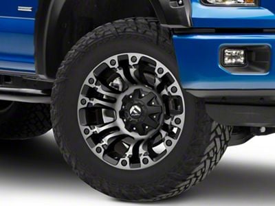 Fuel Wheels Vapor Matte Black with Gray Tint 6-Lug Wheel; 20x9; 19mm Offset (15-20 F-150)