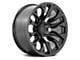 Fuel Wheels Flame Blackout 8-Lug Wheel; 20x9; 1mm Offset (15-19 Sierra 2500 HD)