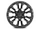 Fuel Wheels Flame Blackout 8-Lug Wheel; 20x9; 1mm Offset (15-19 Sierra 2500 HD)