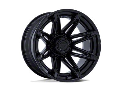 Fuel Wheels Fusion Forged Brawl Matte Black with Gloss Black Lip 8-Lug Wheel; 22x10; -18mm Offset (15-19 Sierra 2500 HD)