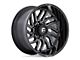 Fuel Wheels Hurricane Gloss Black Milled 8-Lug Wheel; 22x12; -44mm Offset (15-19 Sierra 2500 HD)